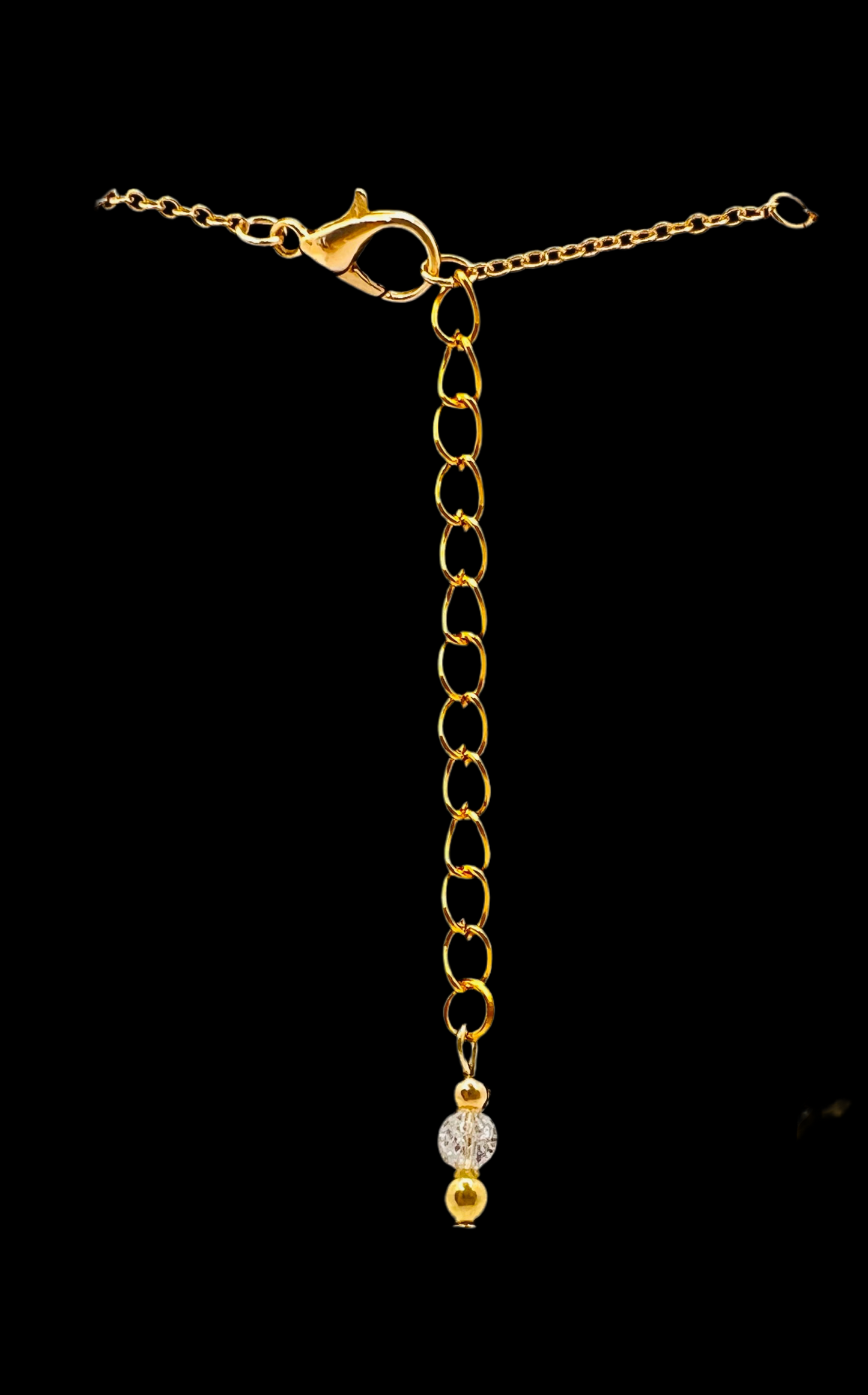 Faceted Butterfly Crystal Necklace (Turquoise, White Heishi & Glass/Quartz Beads)