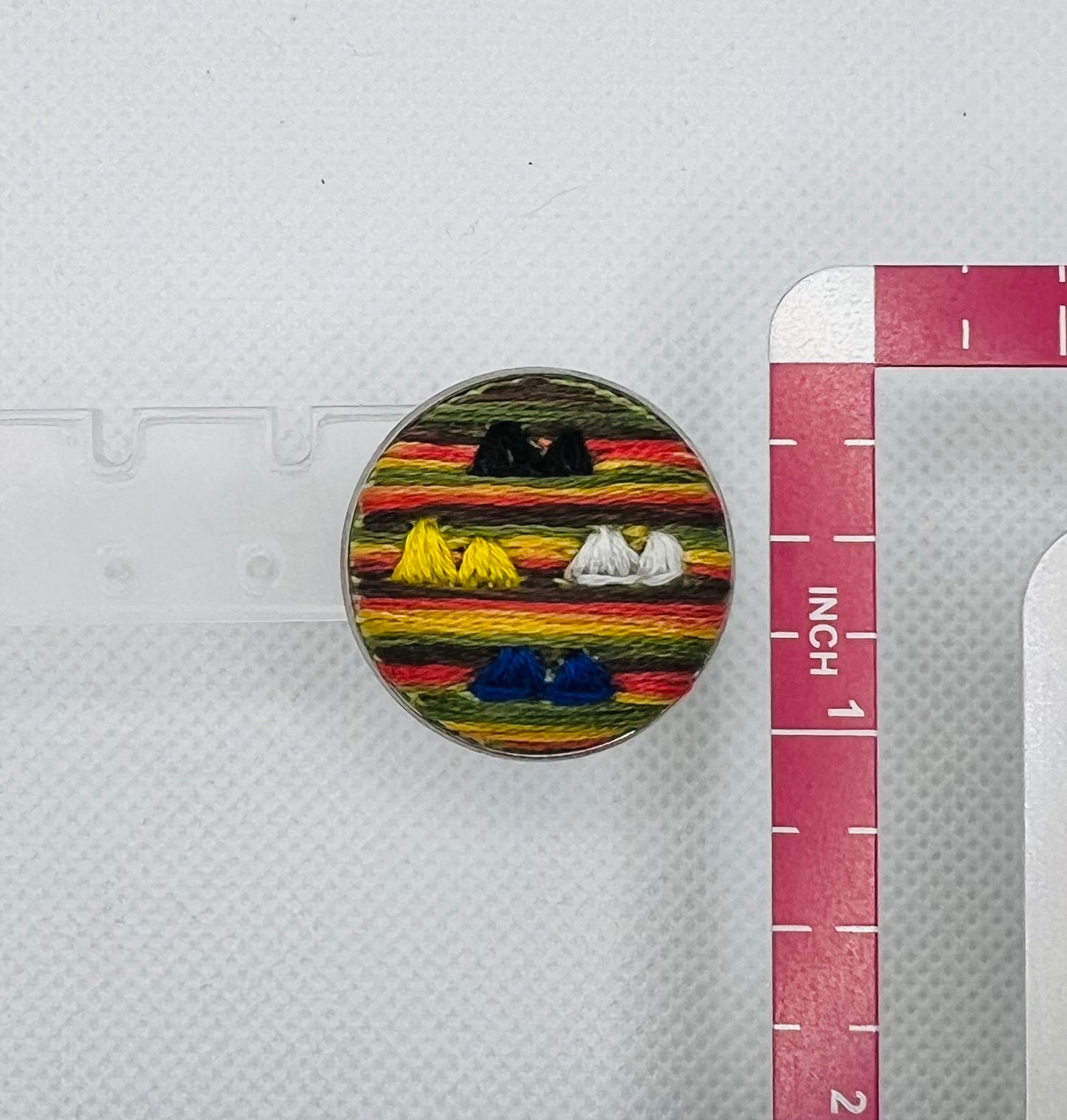 Embroidered 4 Sacred Navajo Mountains Pin