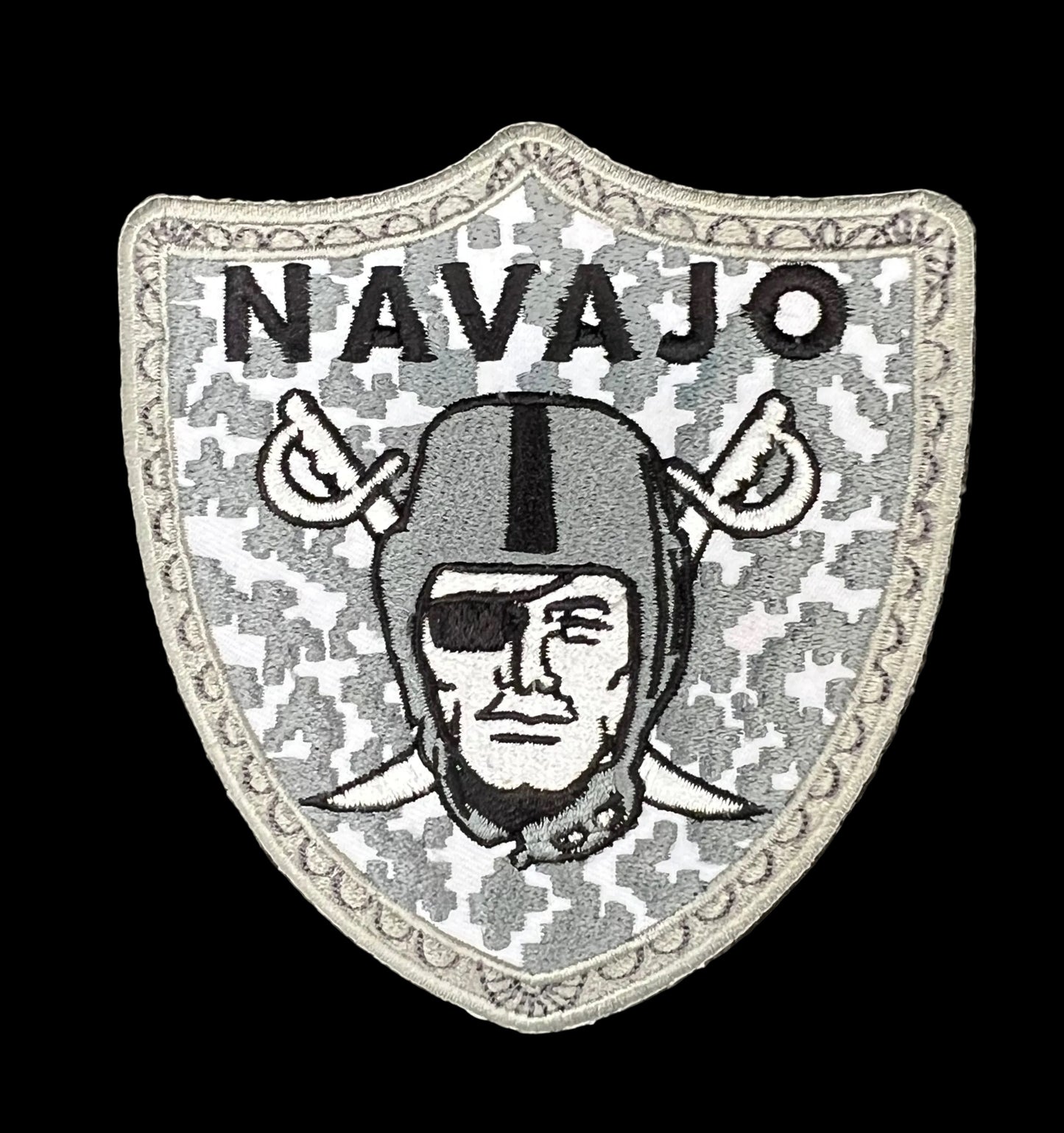 Navajo Raider Arctic Camo Patch (Free Shipping)