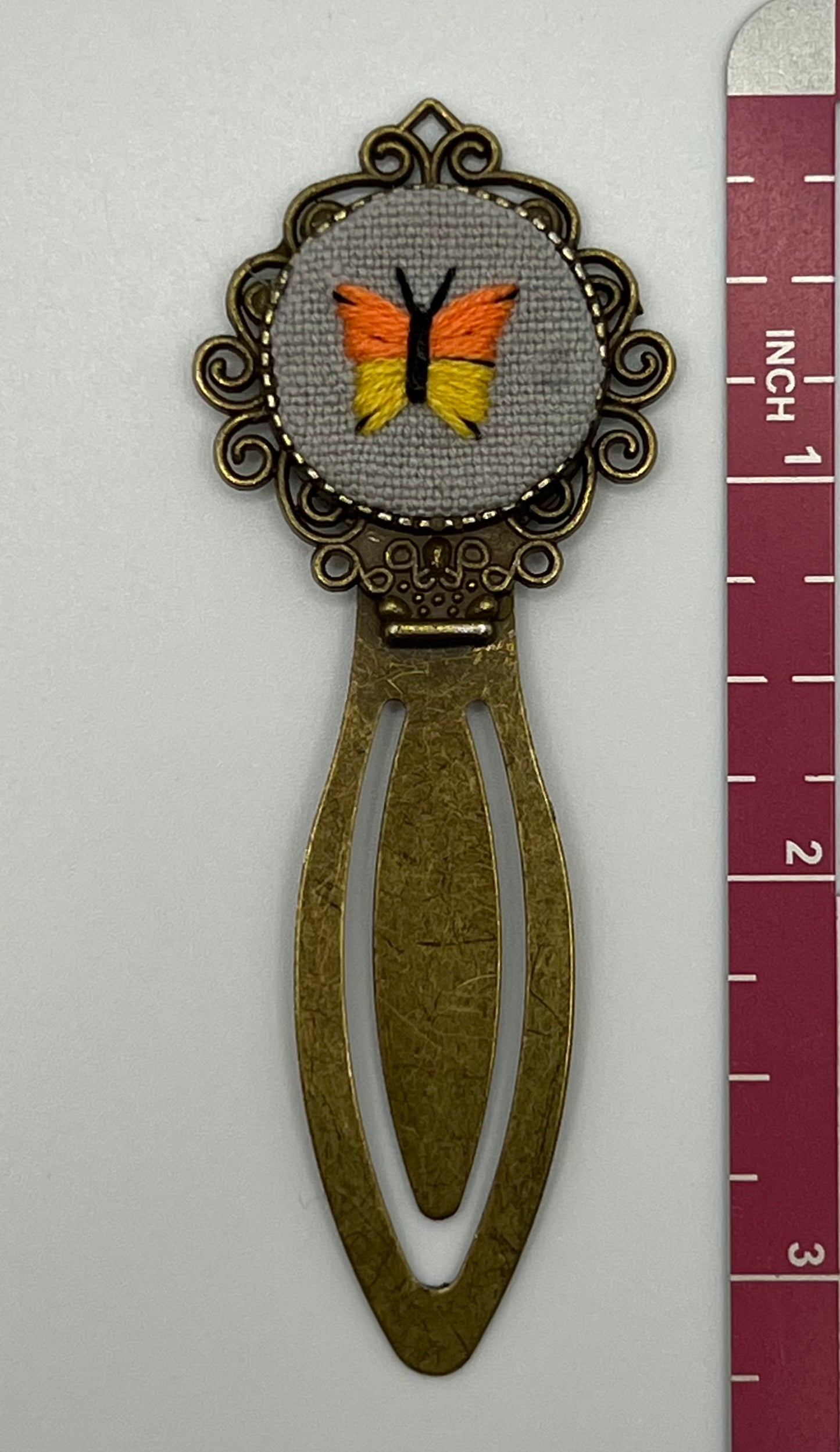 Butterfly Embroidered Bookmark