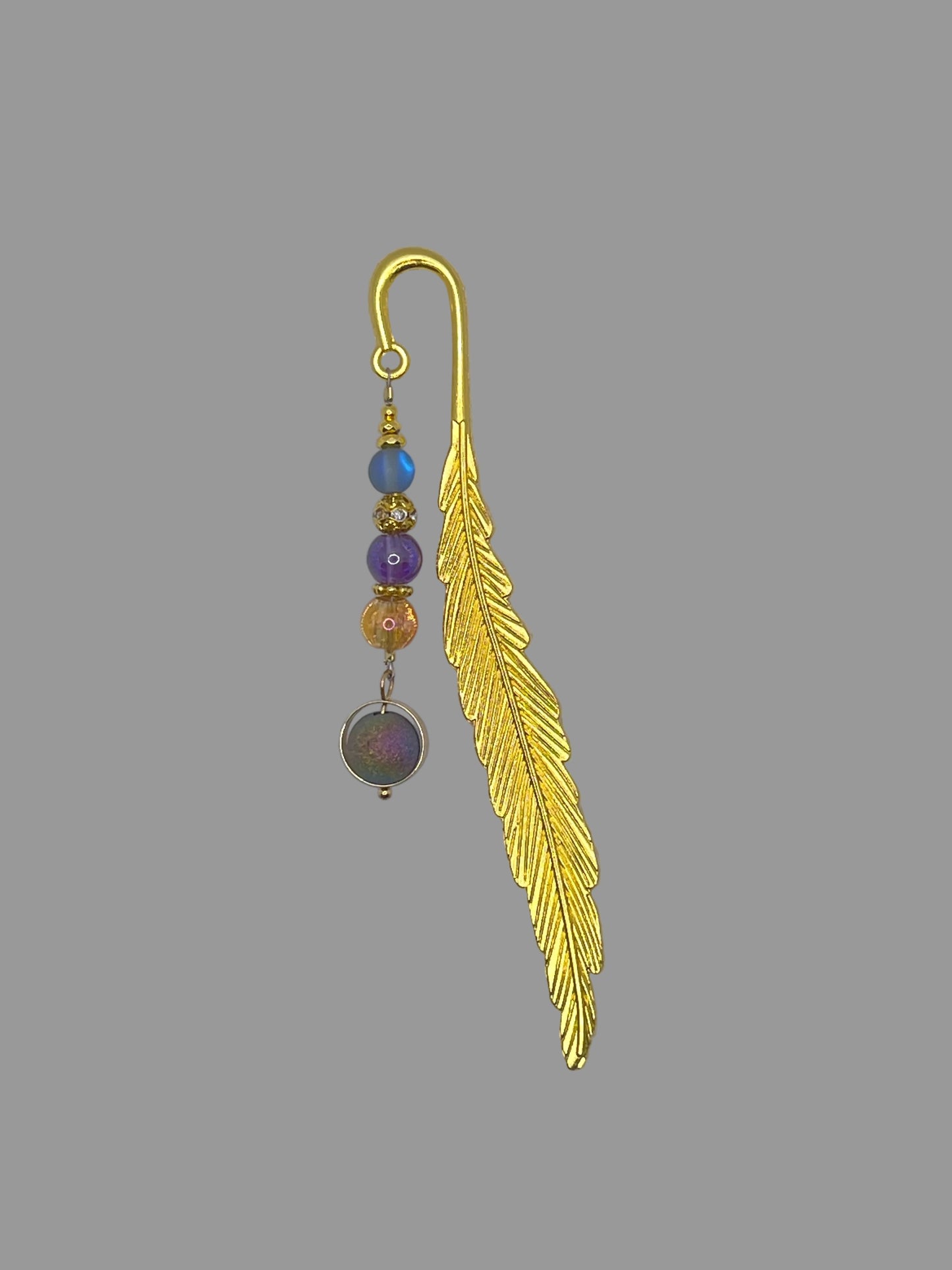 Enchanted Jewel Toned Gold Bookmark