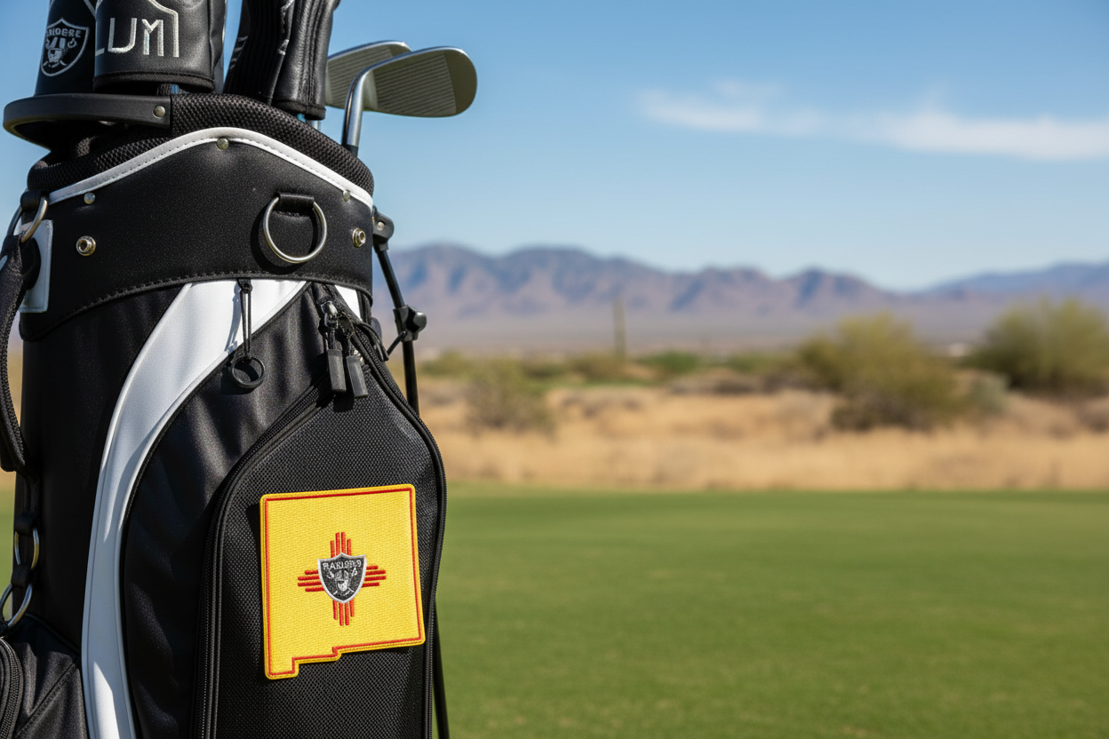 Navajo Raider NM State Flag Patch (Free Shipping) *Golf Club Bag not included