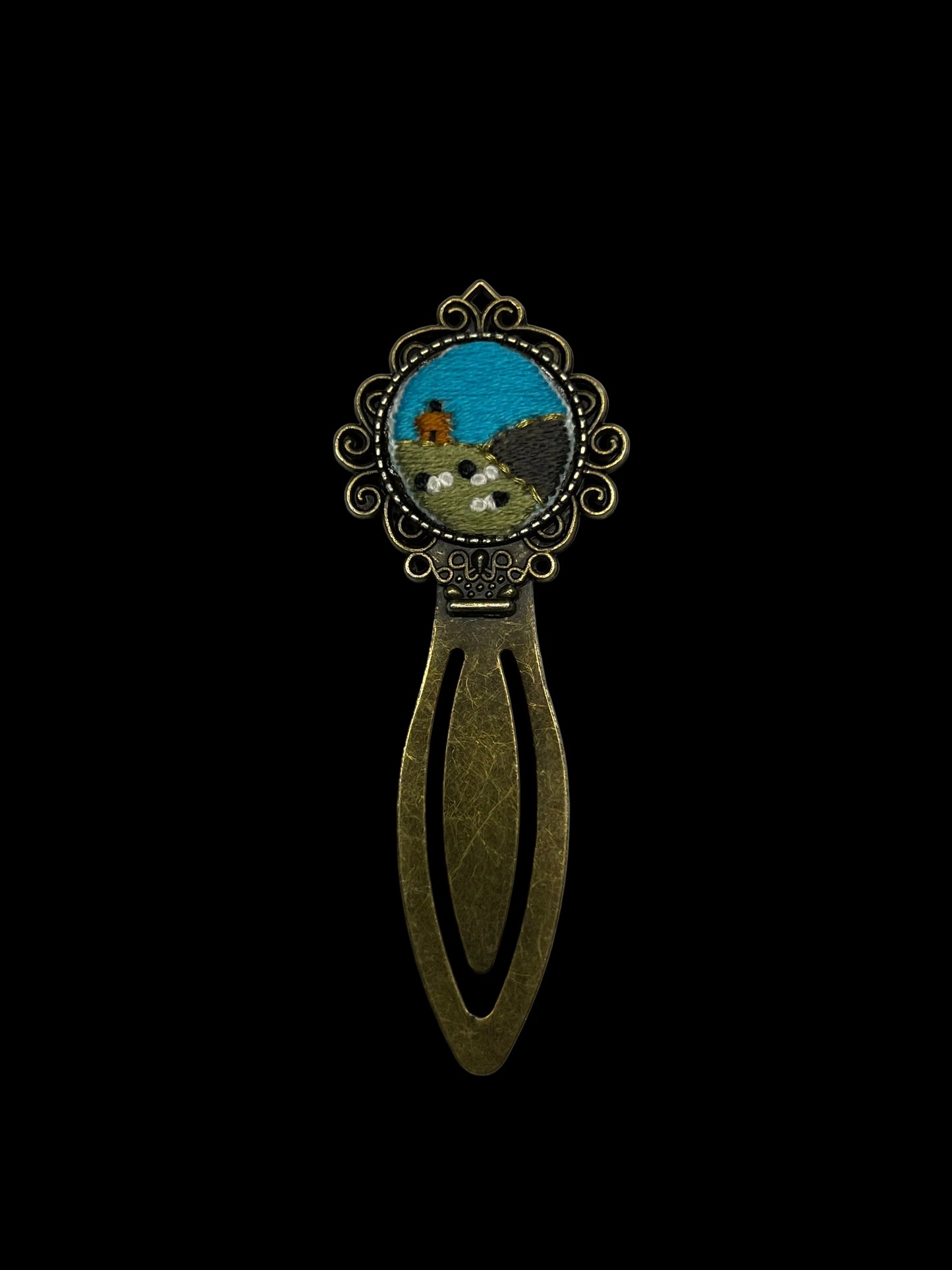 Navajo Landscape Bronze Bookmark