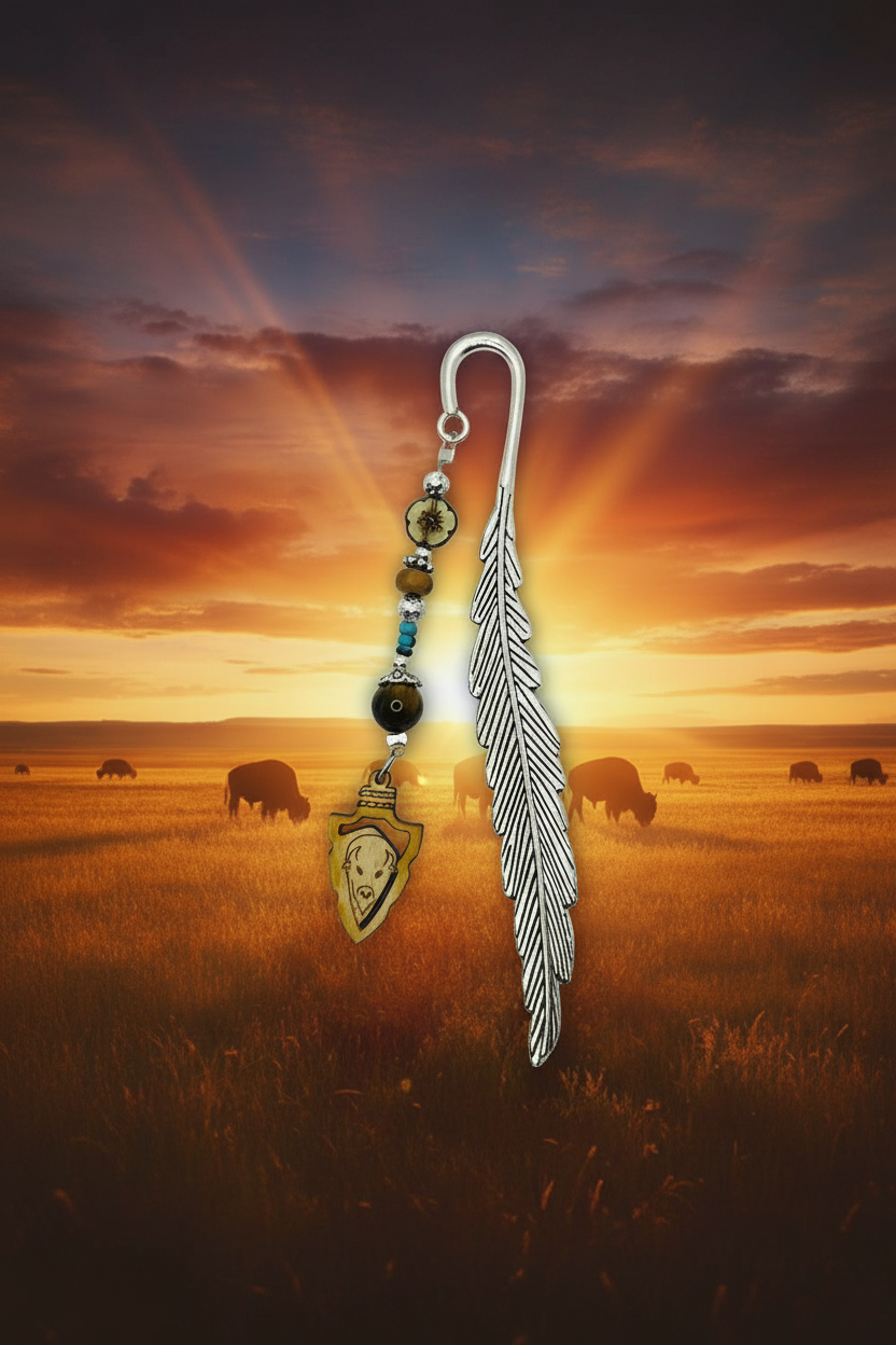 Silver Buffalo Arrowhead Bookmark