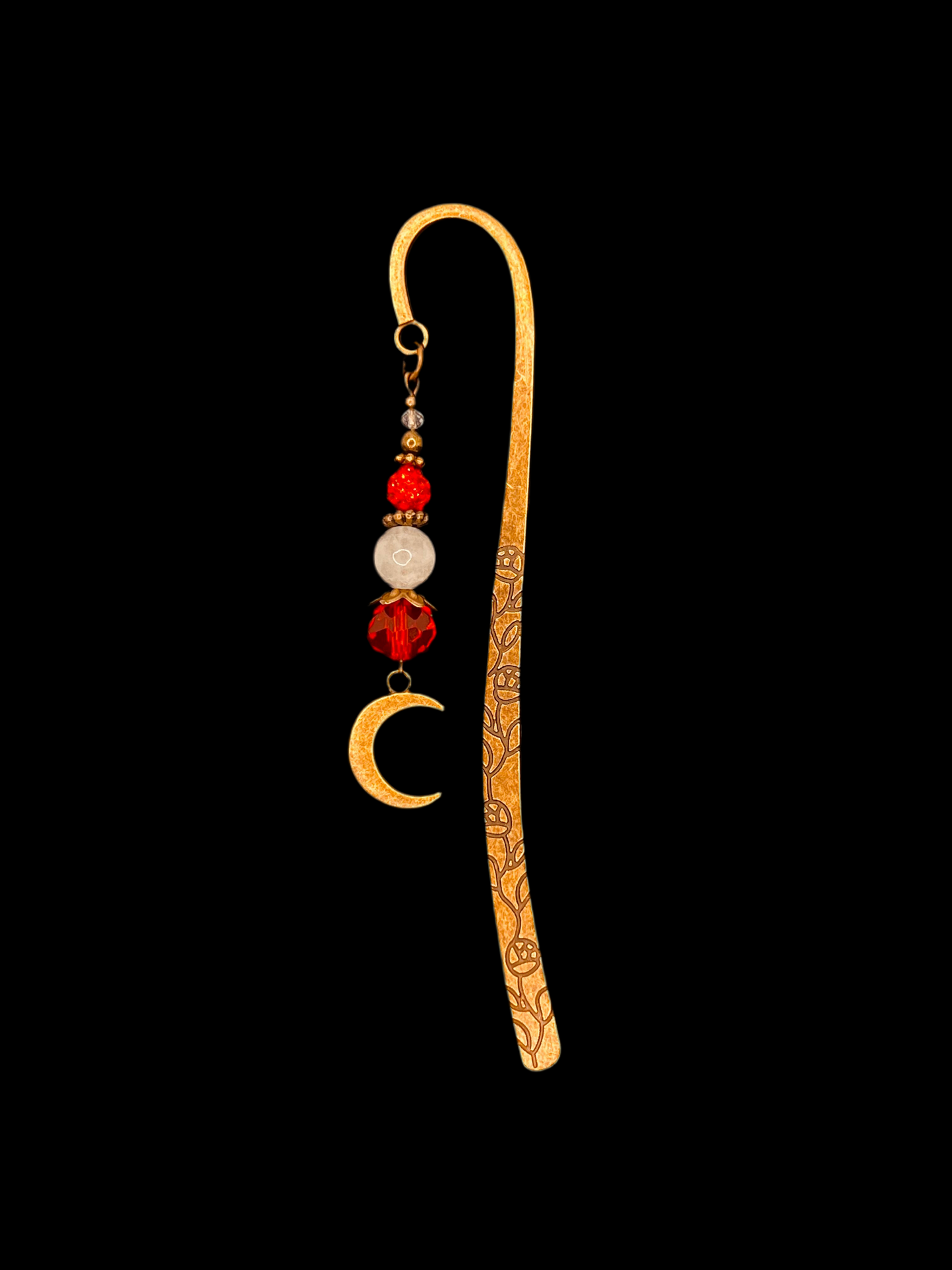 Bronze Red & White
Elegant Bookmark