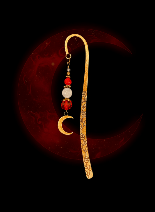 Bronze Red & White
Elegant Bookmark
