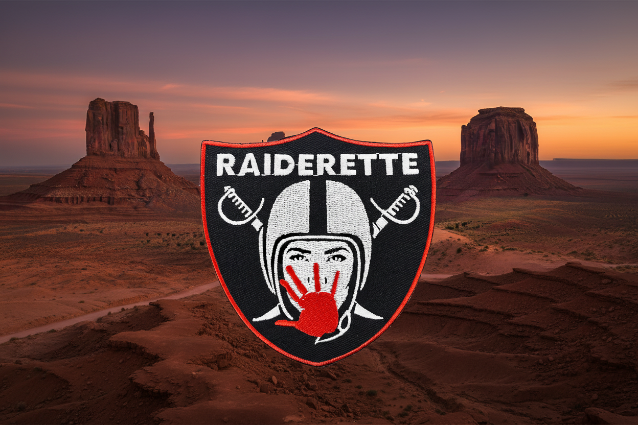 Navajo Raider MMIW Raiderette Patch (Free Shipping)