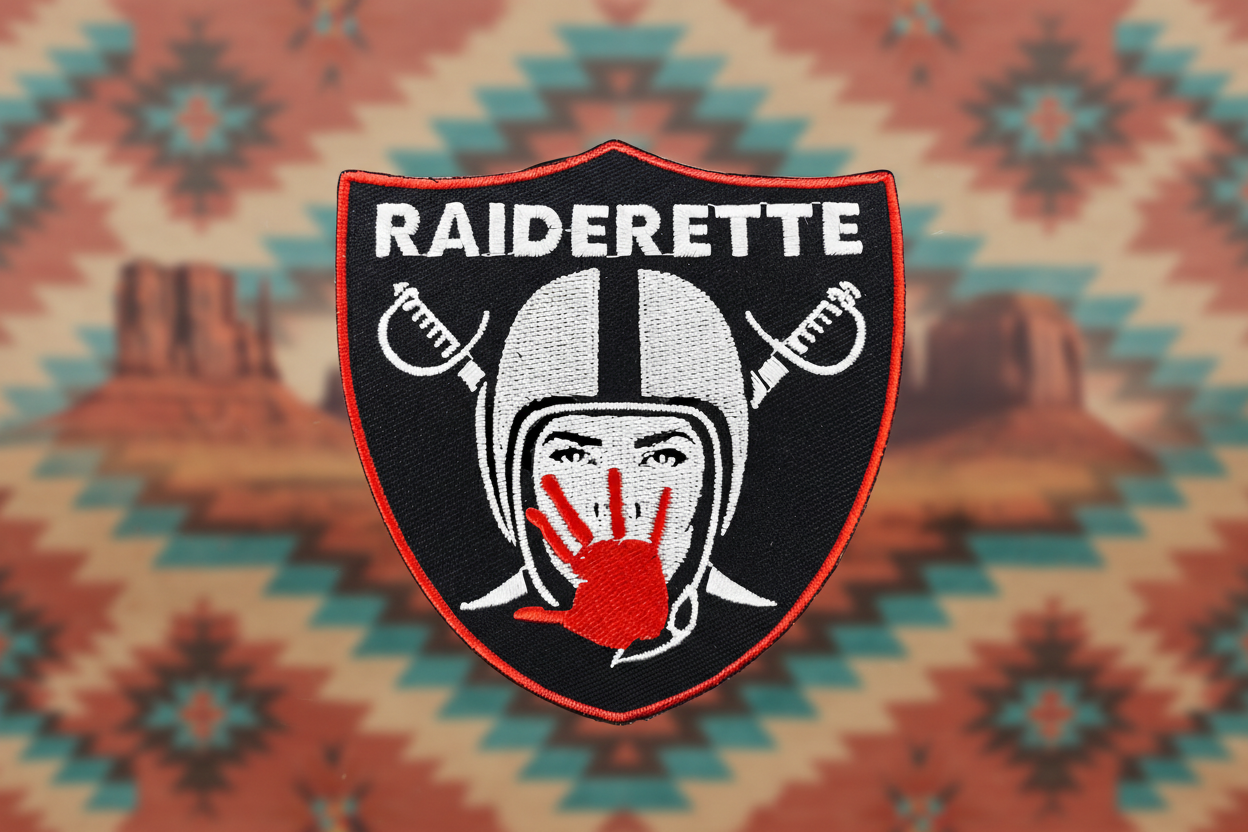 Navajo Raider MMIW Raiderette Patch (Free Shipping)