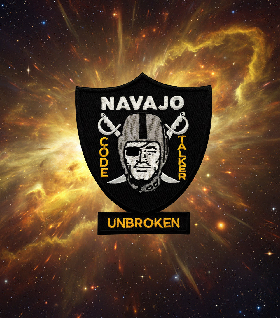 Navajo Raider Code Talker Unbroken Patch (free shipping)