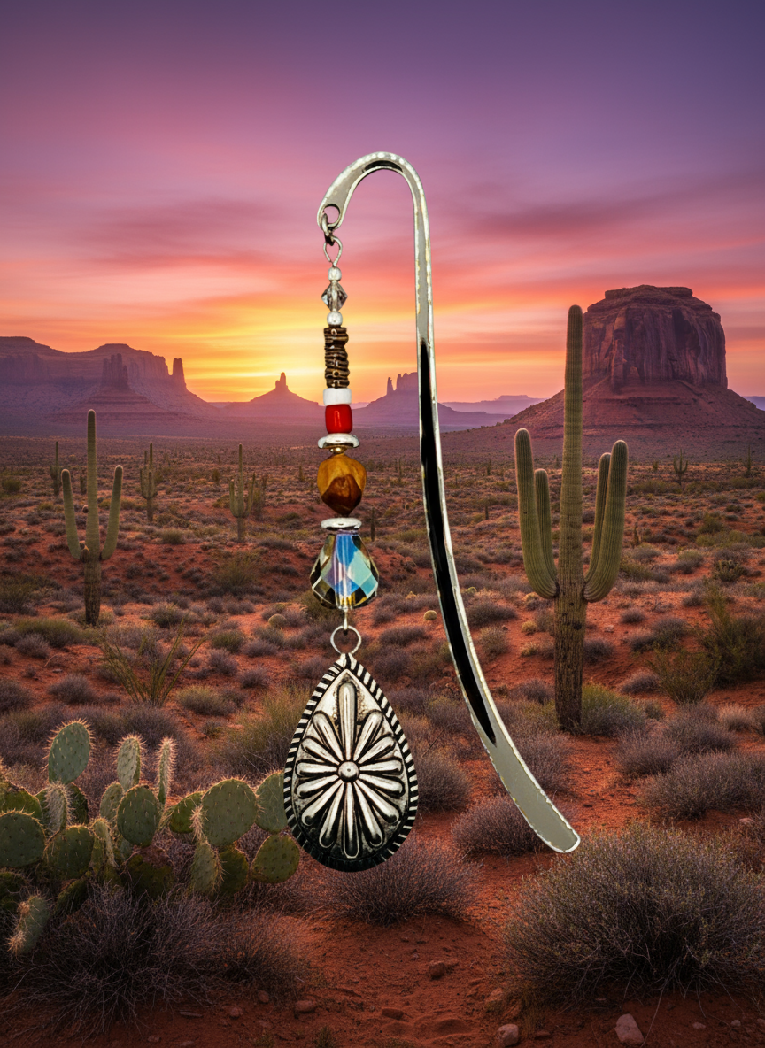 Silver Concho Bookmark