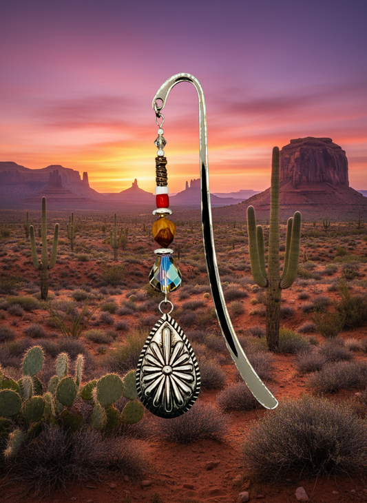 Silver Concho Bookmark