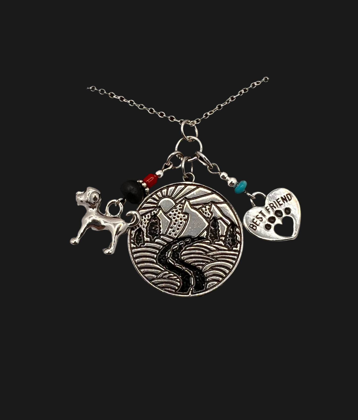 Furry BFF Adventure Necklace (2-sided)