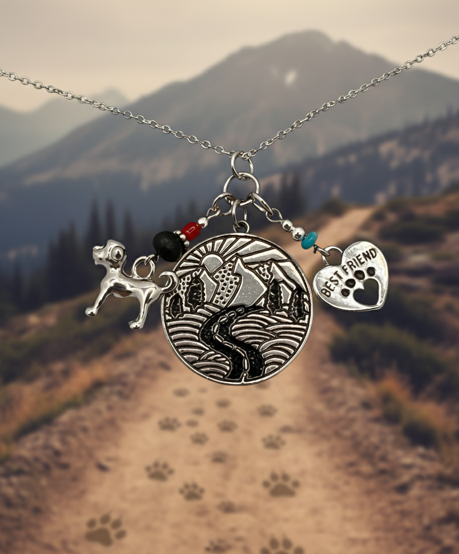 Furry BFF Adventure Necklace (2-sided)