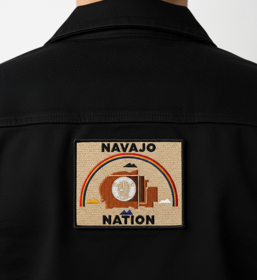 NEW RELEASE!!! Navajo Raider Navajo Nation Flag Patch (free shipping)