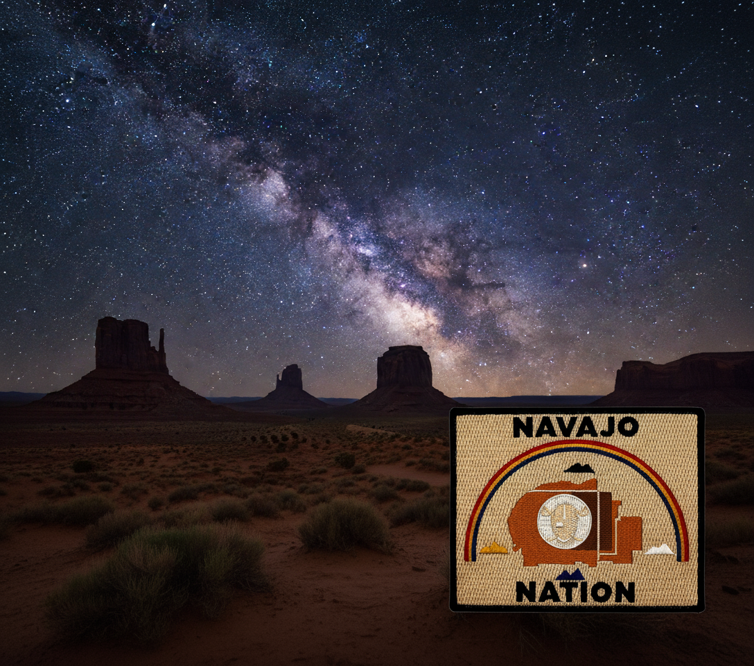 NEW RELEASE!!! Navajo Raider Navajo Nation Flag Patch (free shipping)