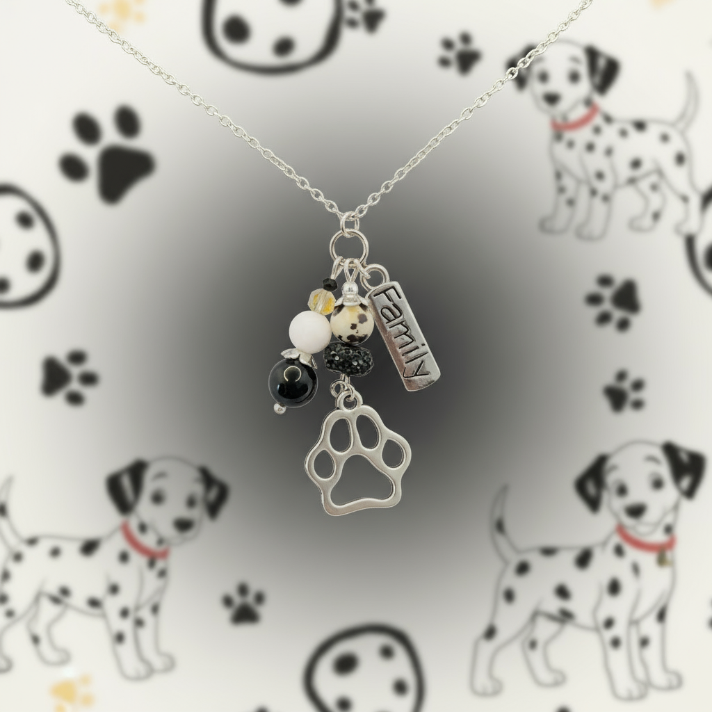 101 Dalmatian Puppies Theme Necklace