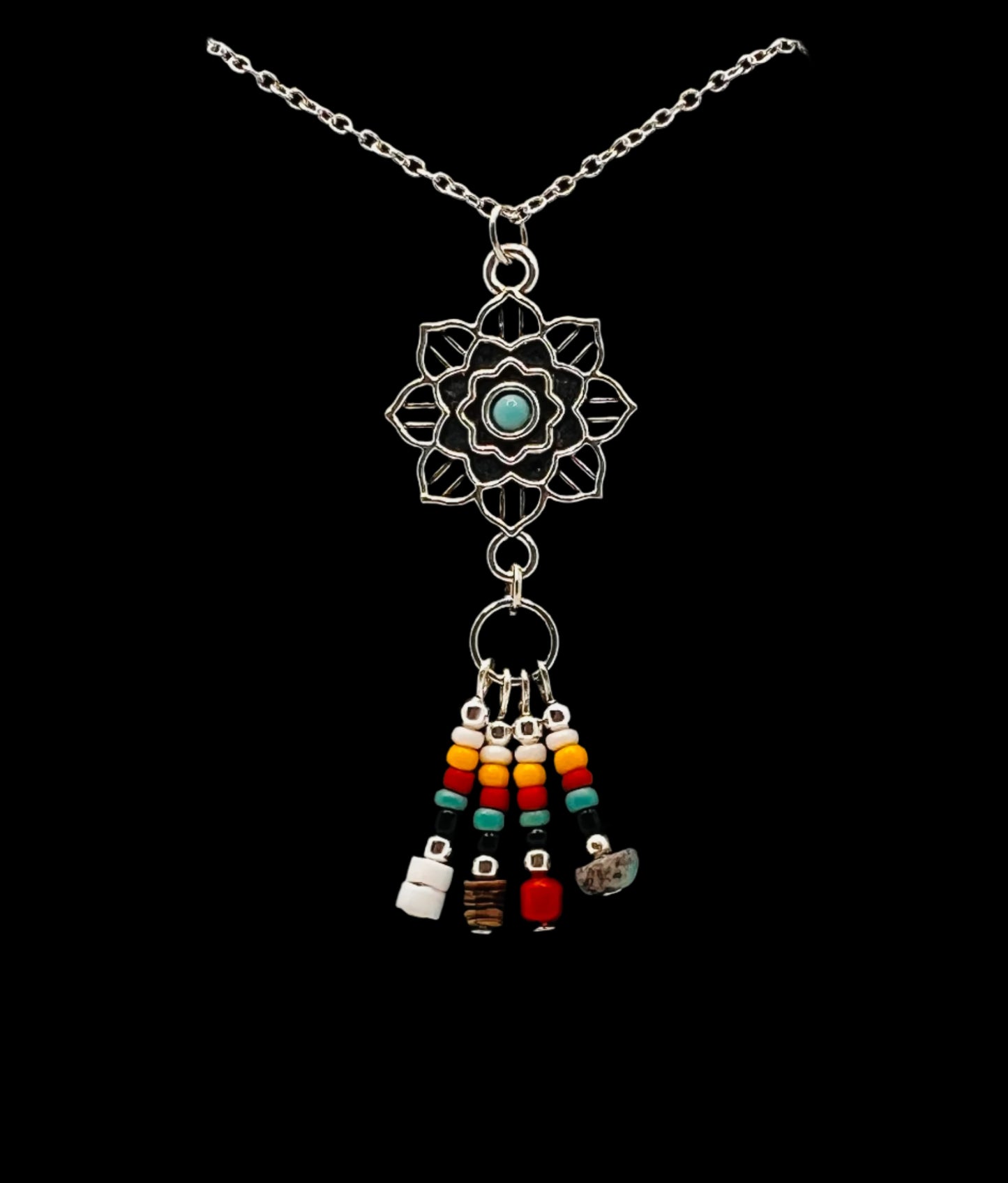 Cactus Blossom Multicolored Necklace