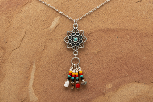 Cactus Blossom Multicolored Necklace
