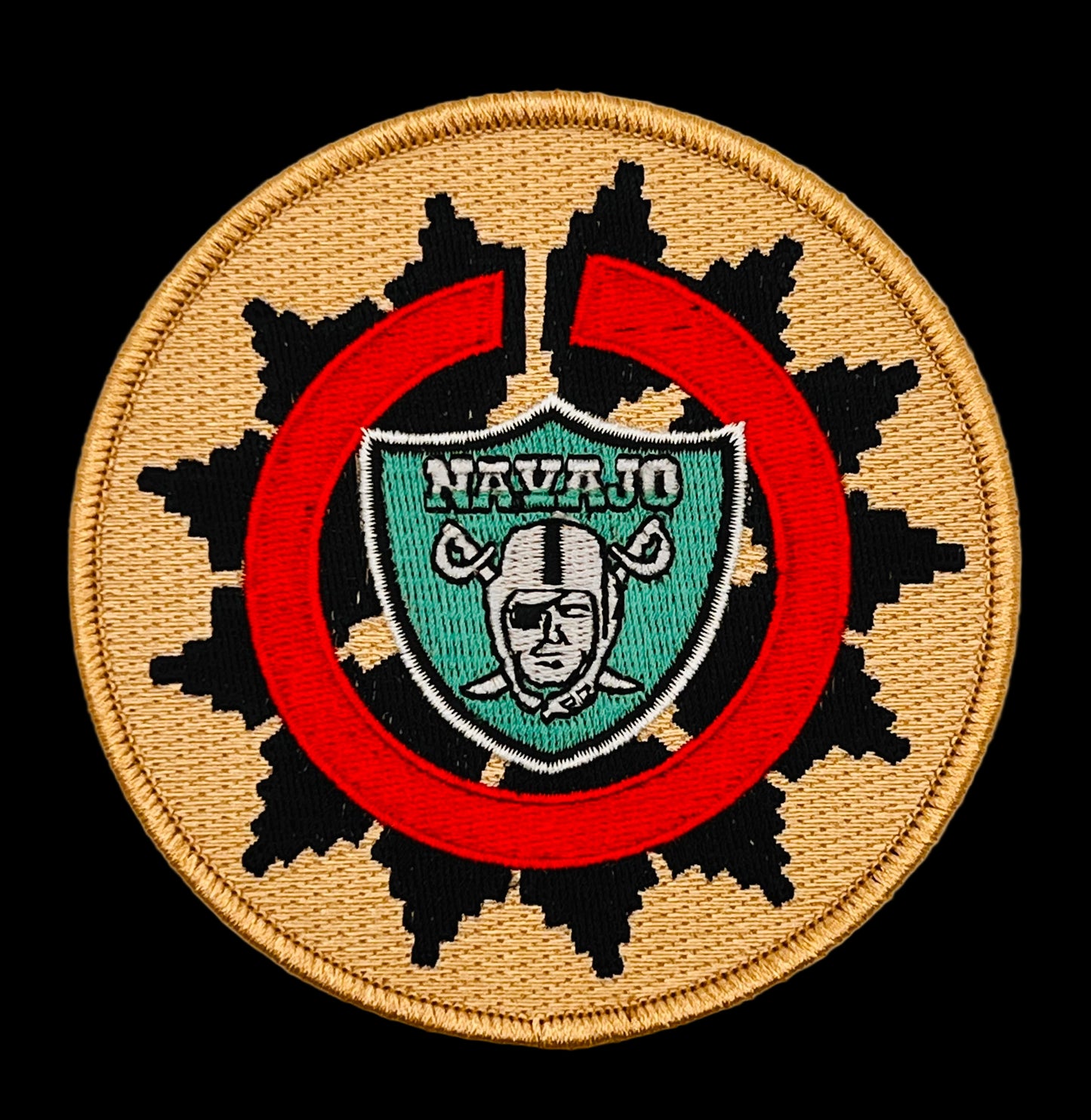 Raiders Navajo Basket Patch (Free Shipping) *Jacket not included