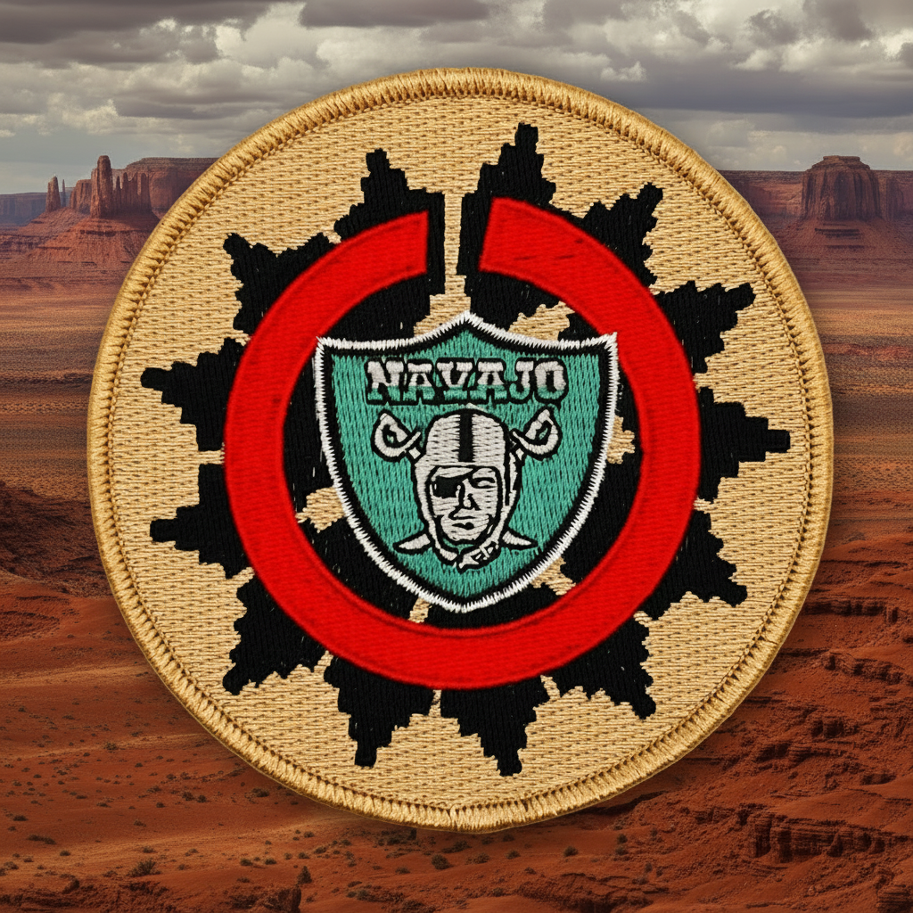 Raiders Navajo Basket Patch (Free Shipping) *Jacket not included