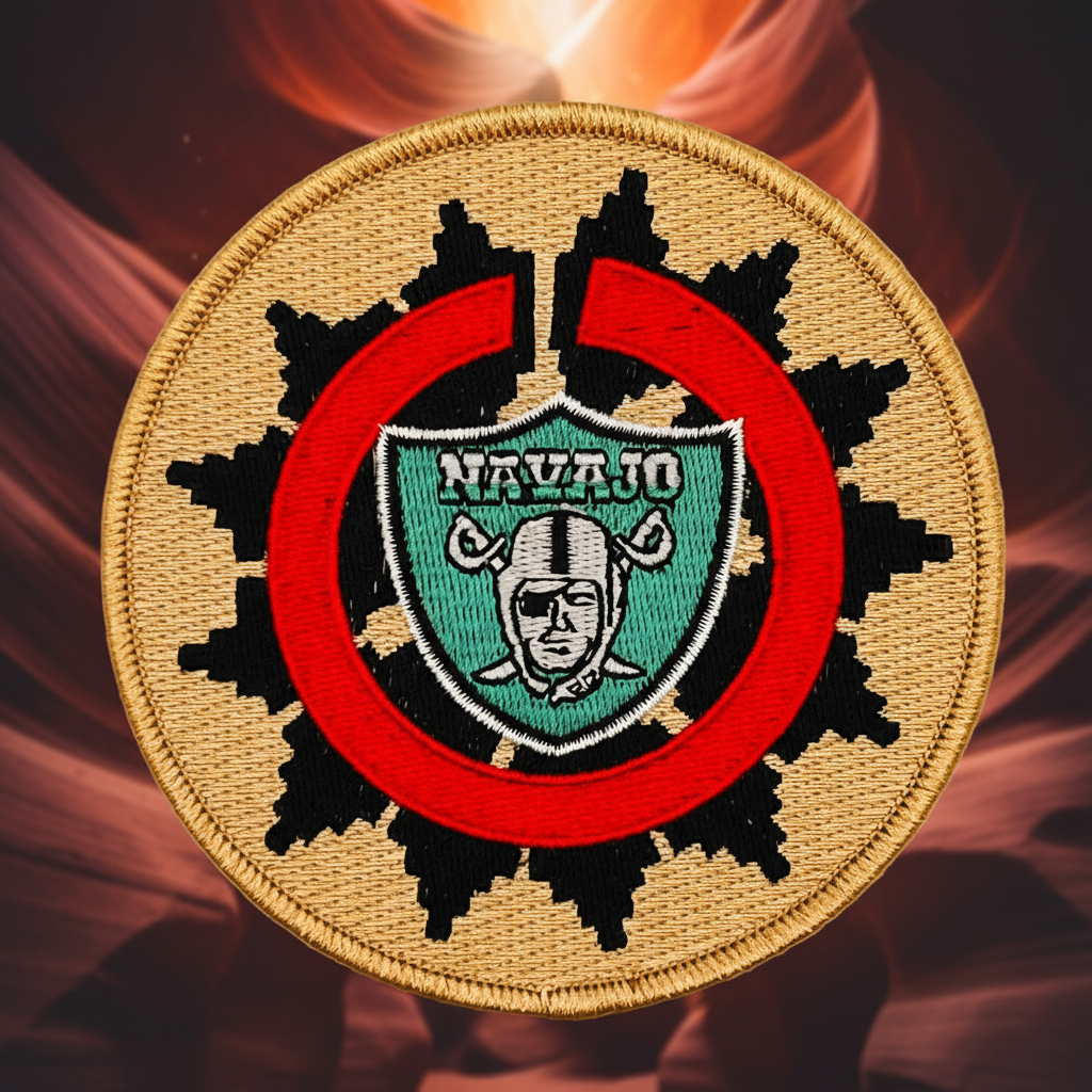 Raiders Navajo Basket Patch (Free Shipping) *Jacket not included