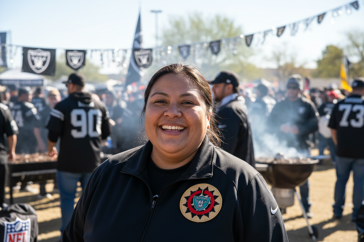 Raiders Navajo Basket Patch (Free Shipping) *Jacket not included
