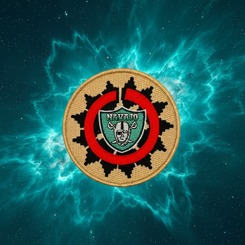 Raiders Navajo Basket Patch (Free Shipping) *Jacket not included