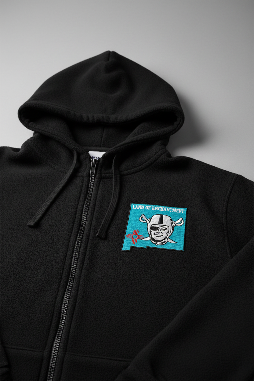 Navajo Raider Turquoise NM Patch (Free Shipping) *Hoodie not included
