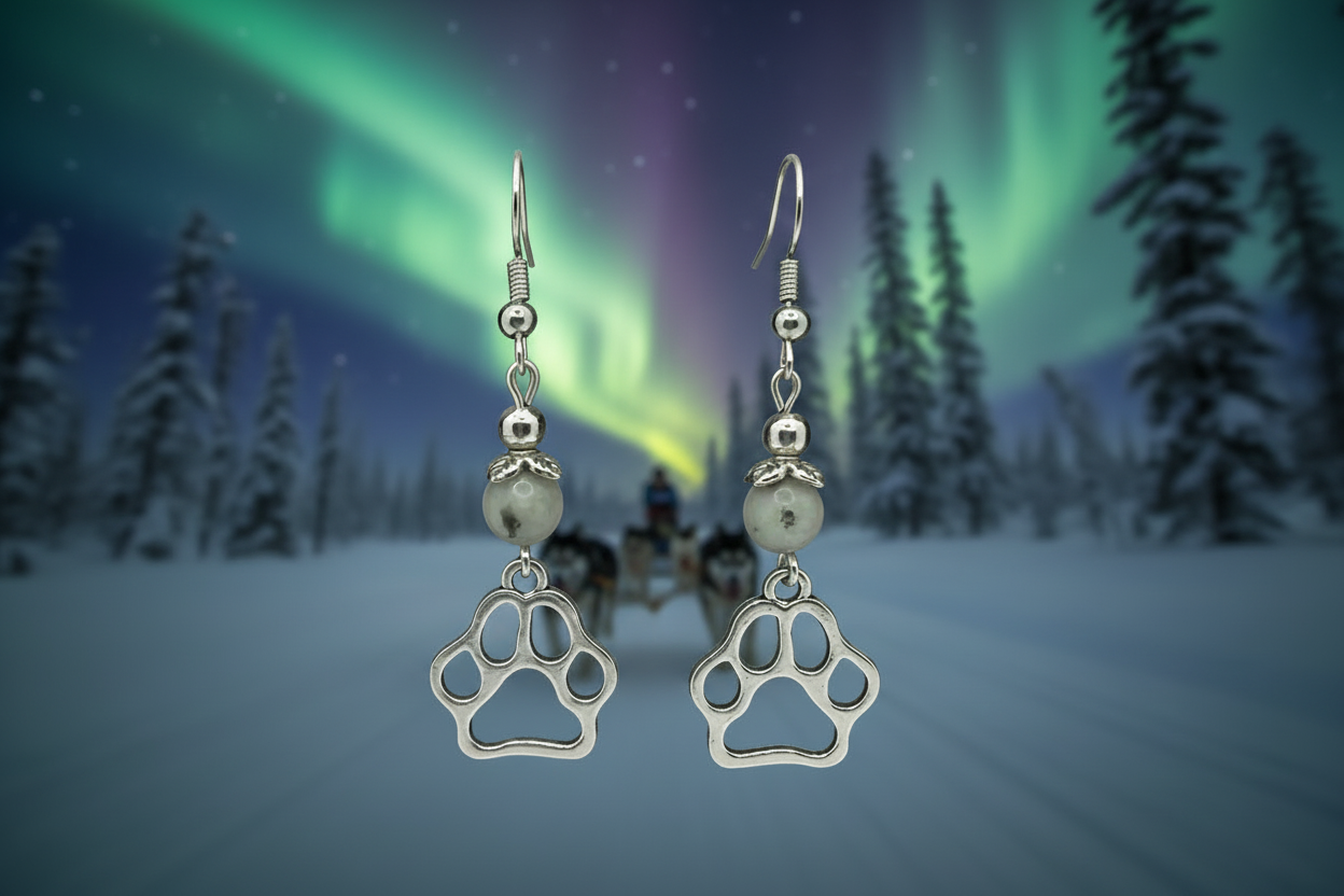 Green Dalmatian Jasper Earrings