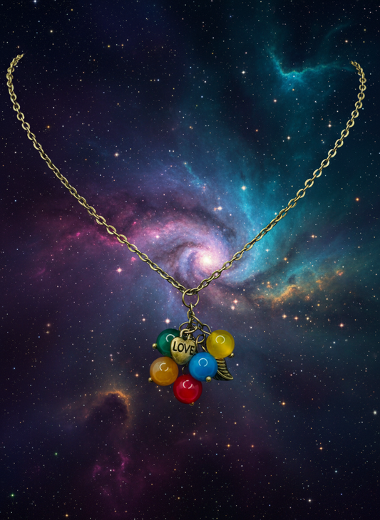 Bronze Cluster Necklace