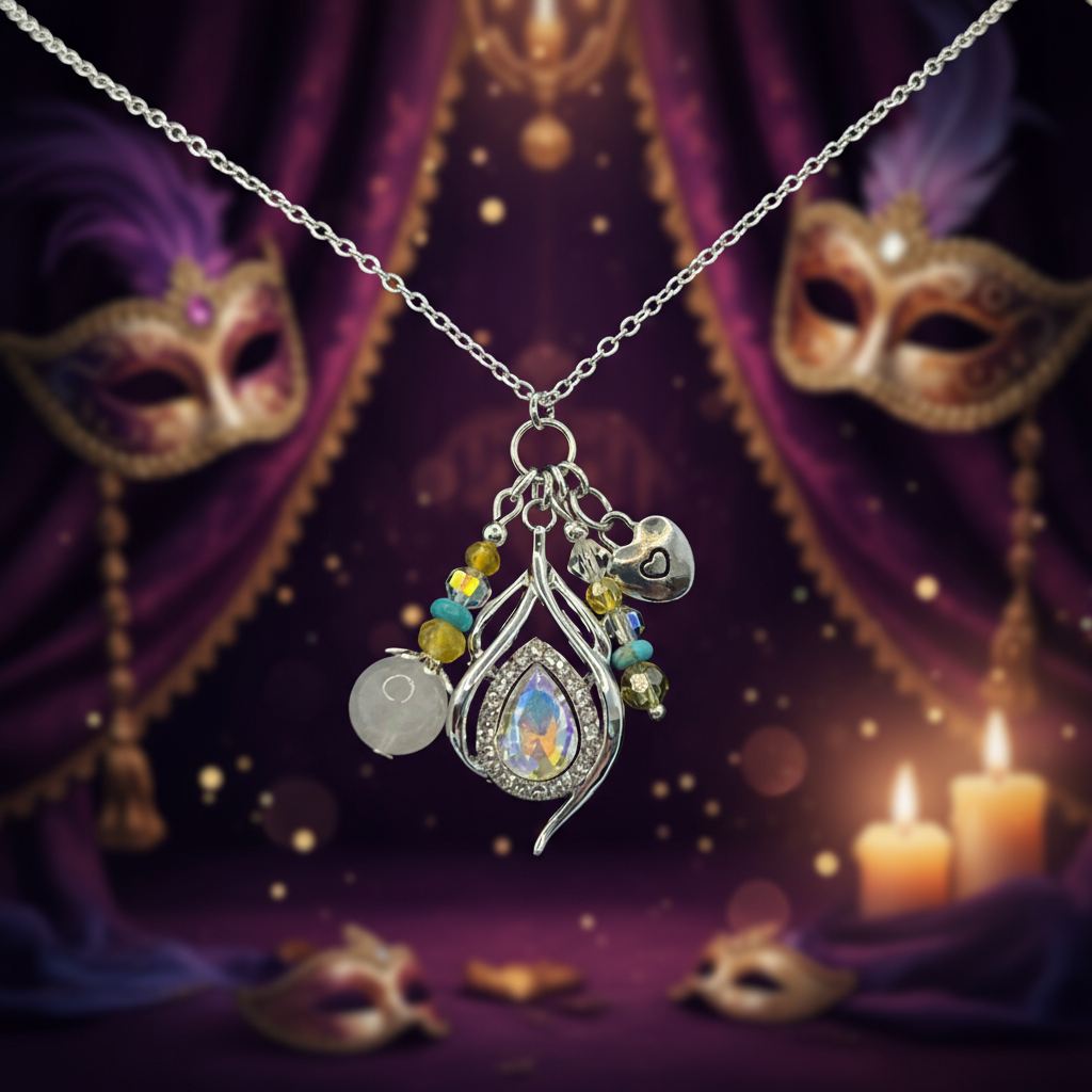 Masquerade Theme Necklace