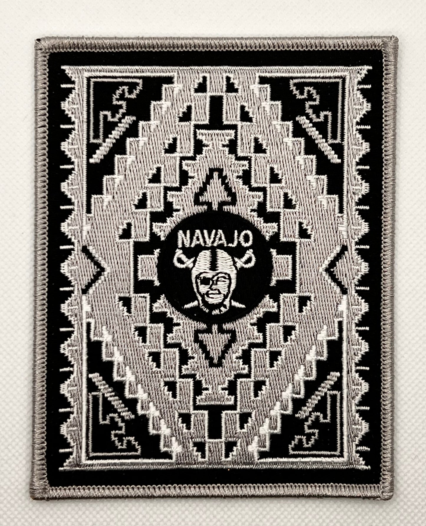 Navajo Raider Two Grey Hills Patch (Free Shipping)