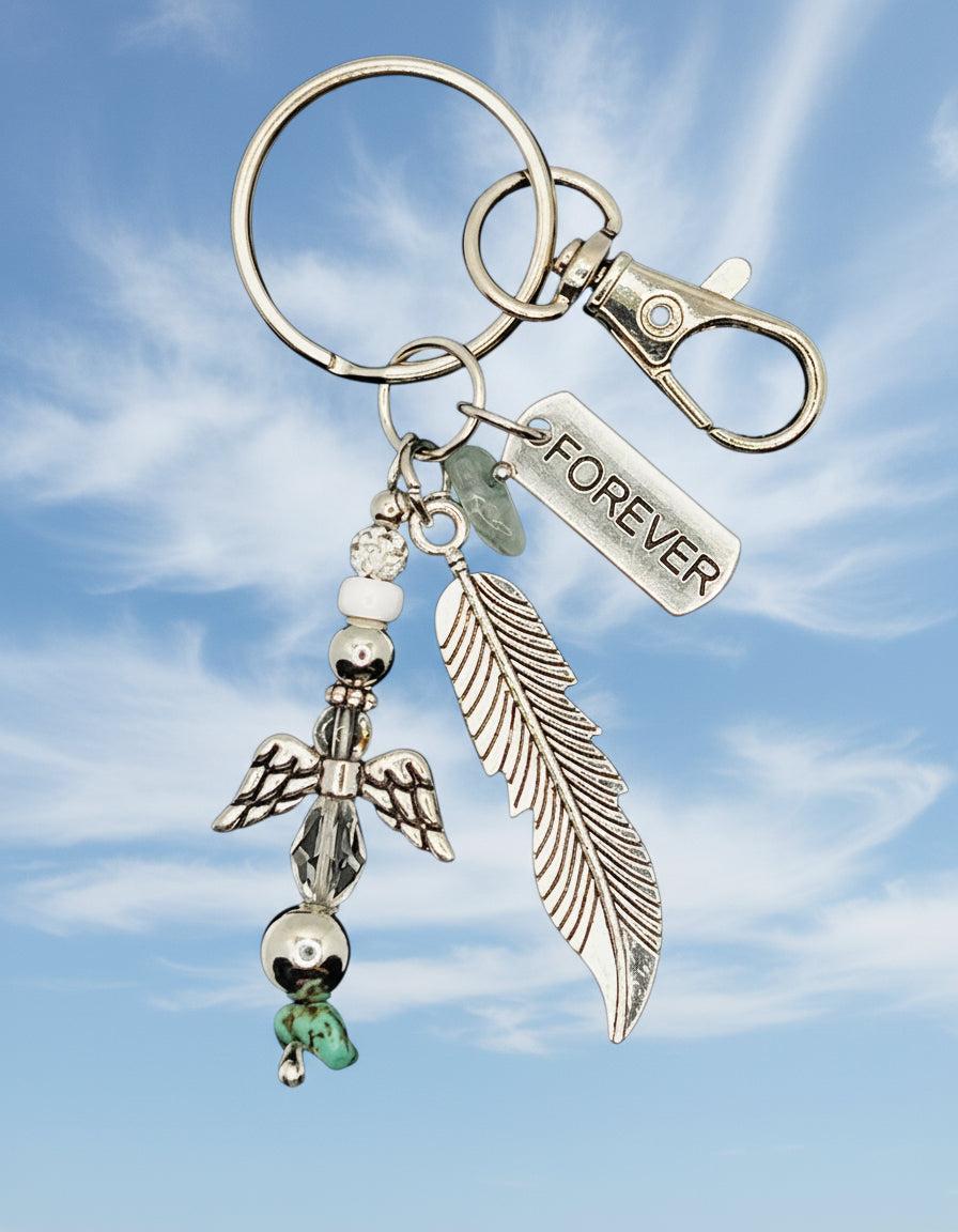 Indigenous Angel Key Chain w/ Lobster Clasp