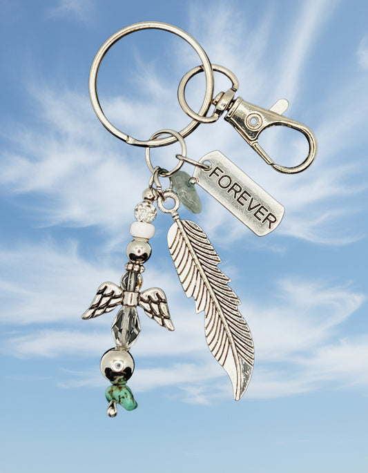 Indigenous Angel Key Chain w/ Lobster Clasp