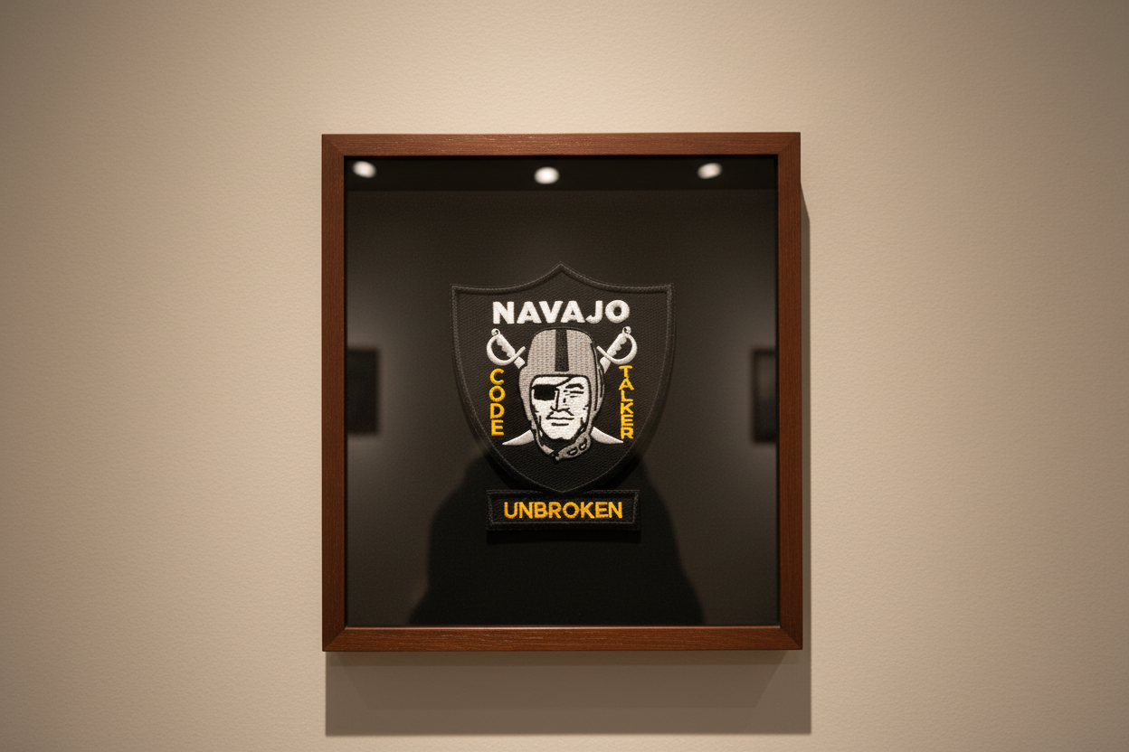 Navajo Raider Code Talker Unbroken Patch (free shipping)
