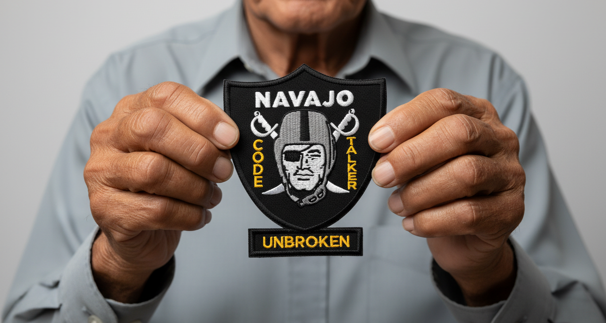 Navajo Raider Code Talker Unbroken Patch (free shipping)