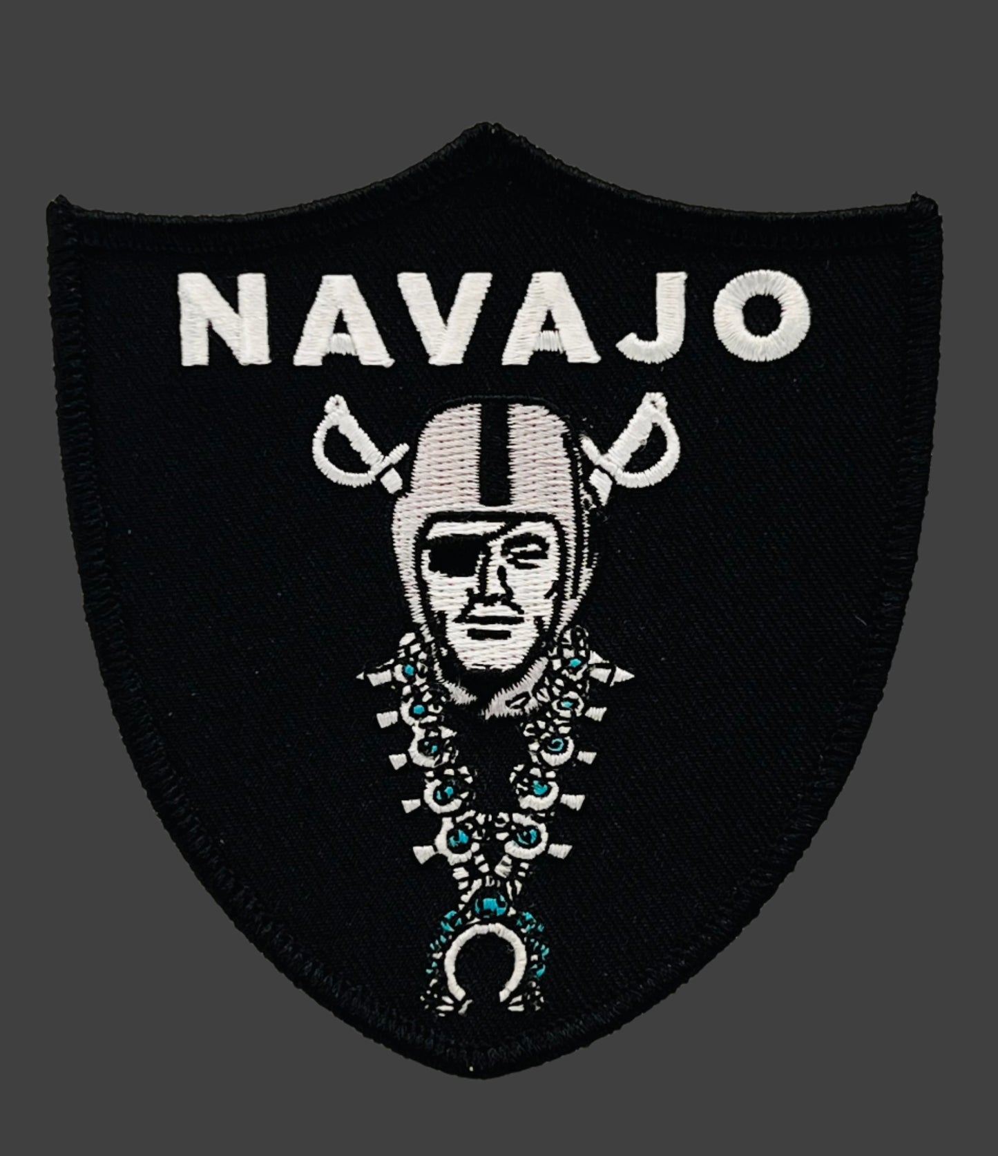Navajo Raider Squash Blossum Patch (free shipping)