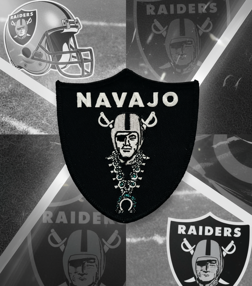 Navajo Raider Squash Blossum Patch (free shipping)