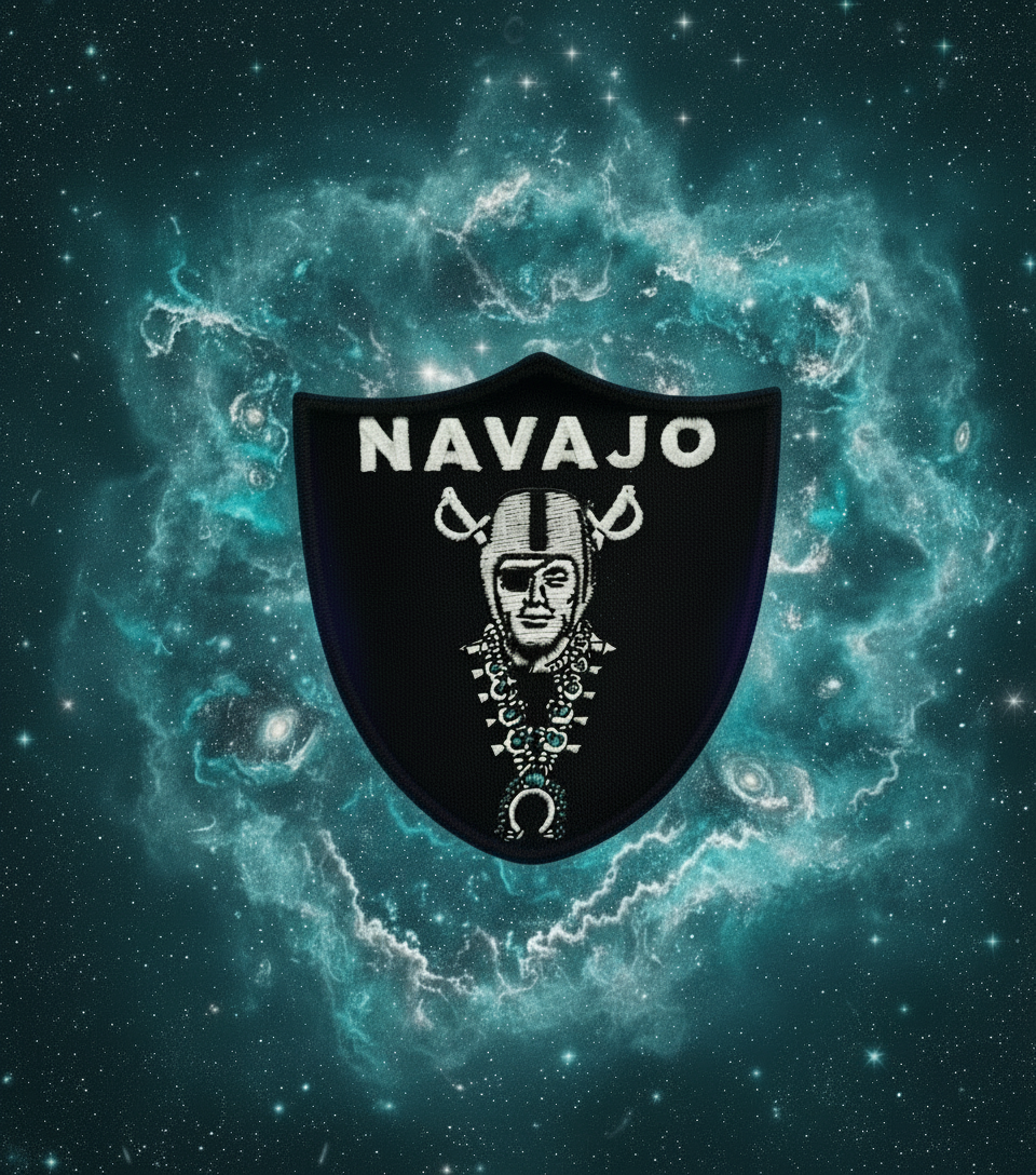 Navajo Raider Squash Blossum Patch (free shipping)