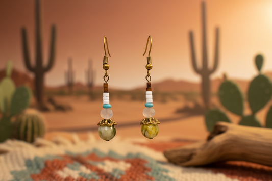 Southwest Desert Boho Themed Earrings