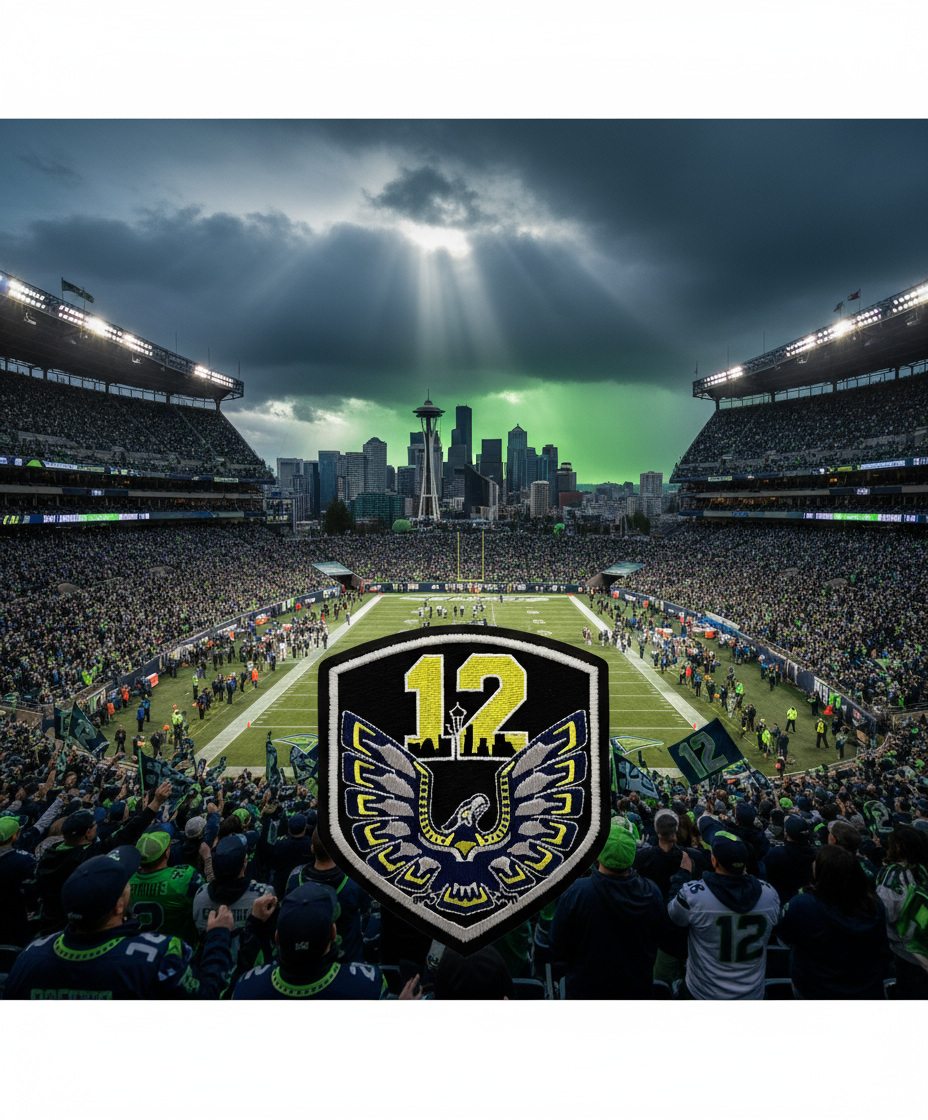 Seattle Seahawks 12s Patch (Free Shipping)