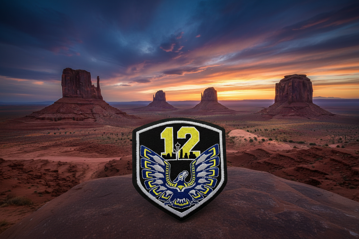 Seattle Seahawks 12s Patch (Free Shipping)