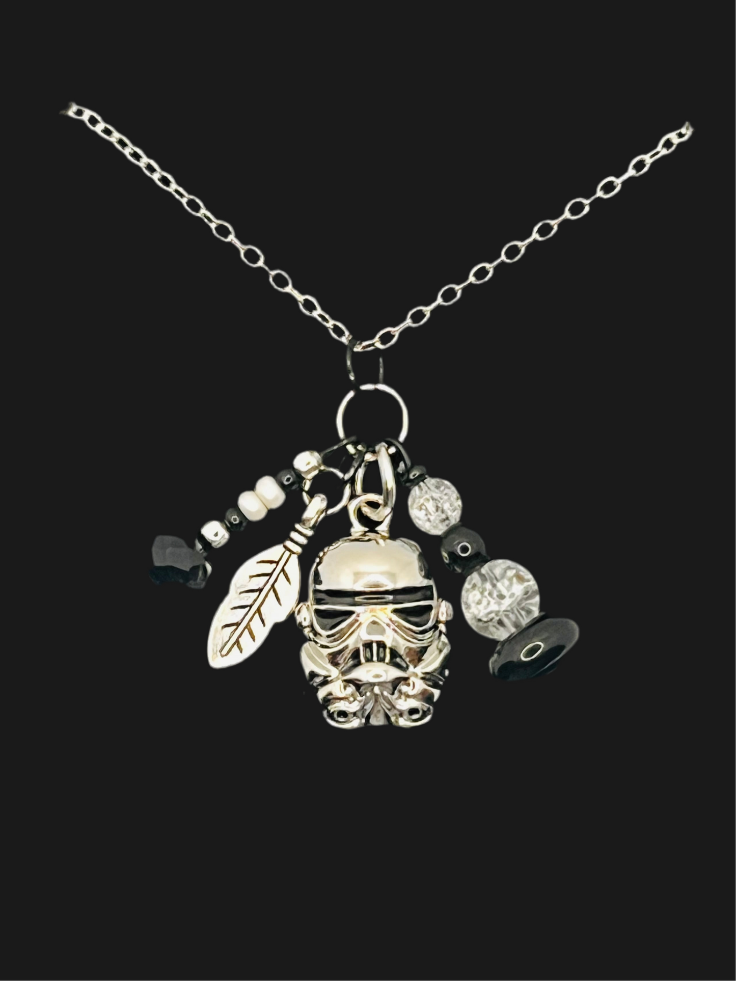 Star Wars Storm Trooper Cluster Pendant Necklace