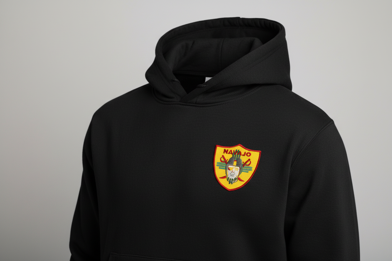 Navajo Raider NM Zia Patch (Free Shipping) *Hoodie not included
