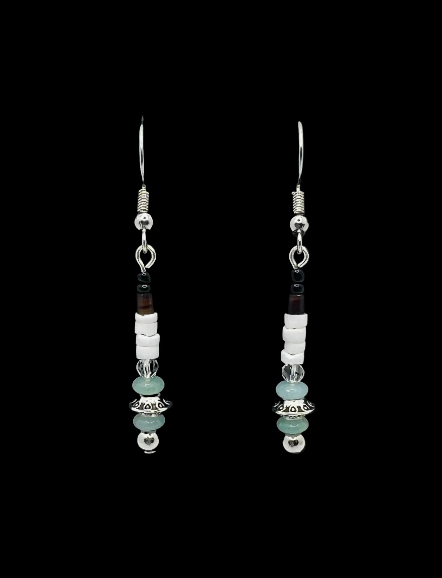 Glacial Flow Themed Earrings