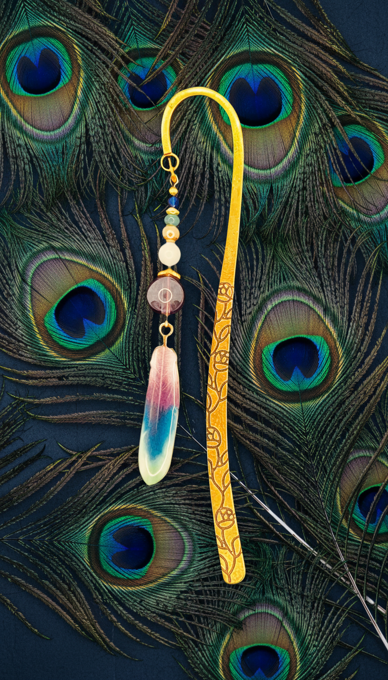 Gold Peacock Colored
Bookmark