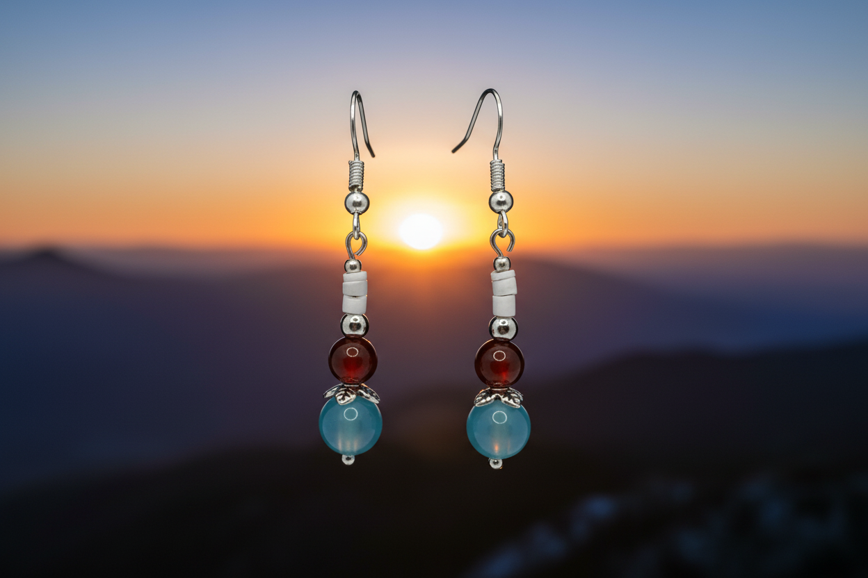 Blue Sunrise Earrings