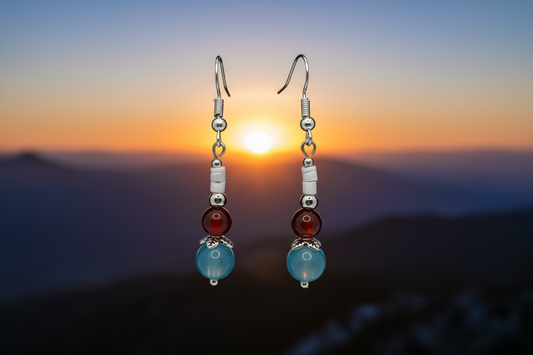 Blue Sunrise Earrings