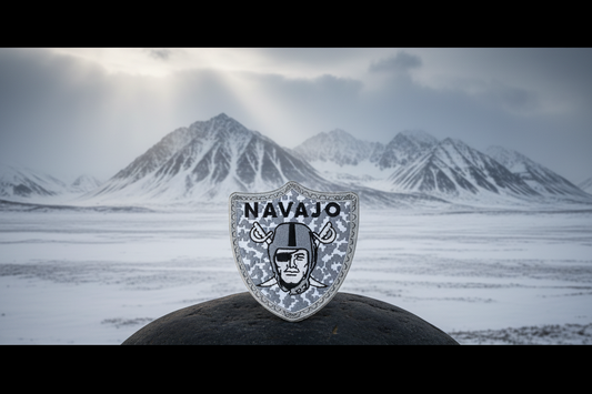 Navajo Raider Arctic Camo Patch (Free Shipping)