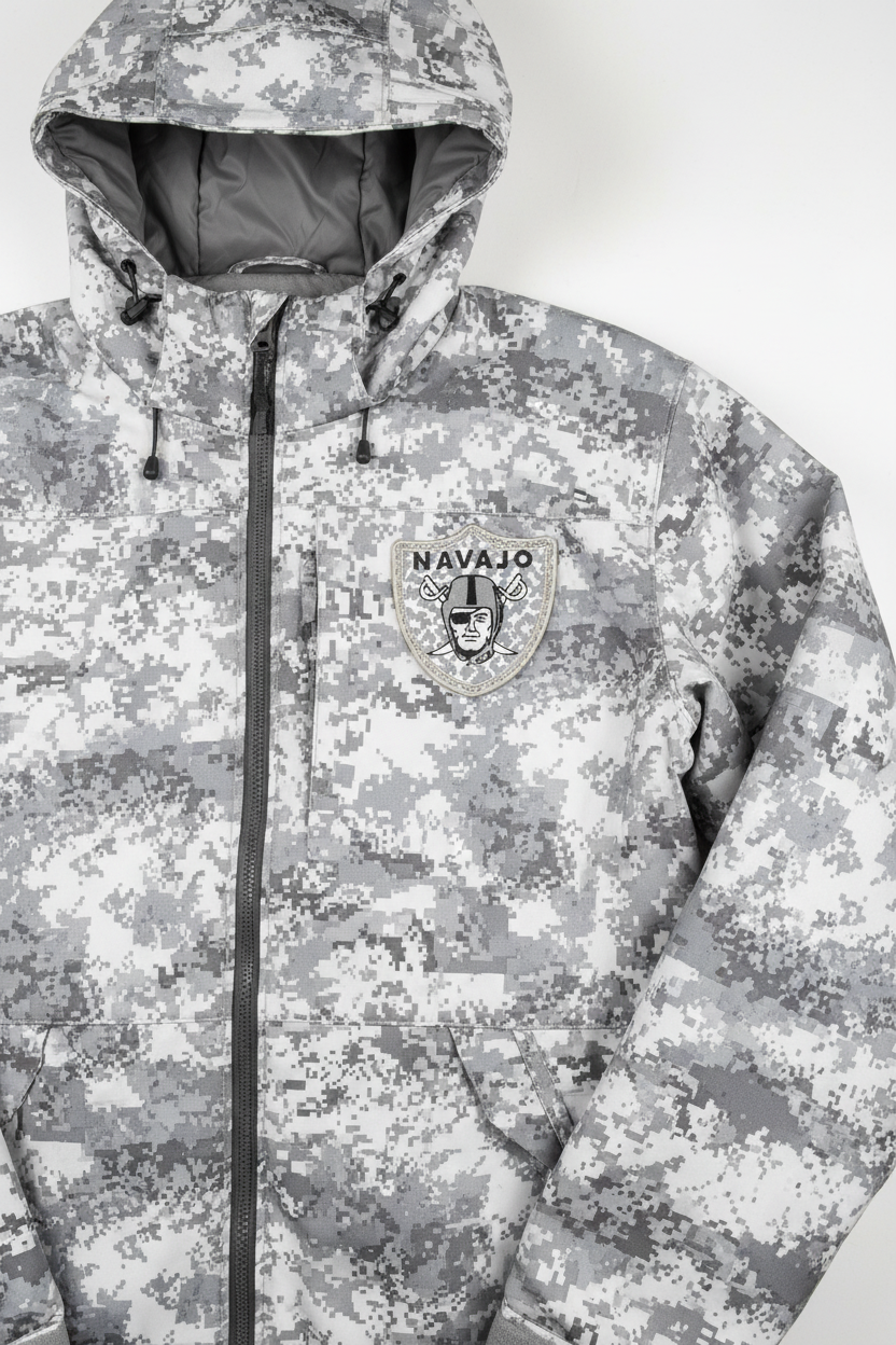 Navajo Raider Arctic Camo Patch (Free Shipping)